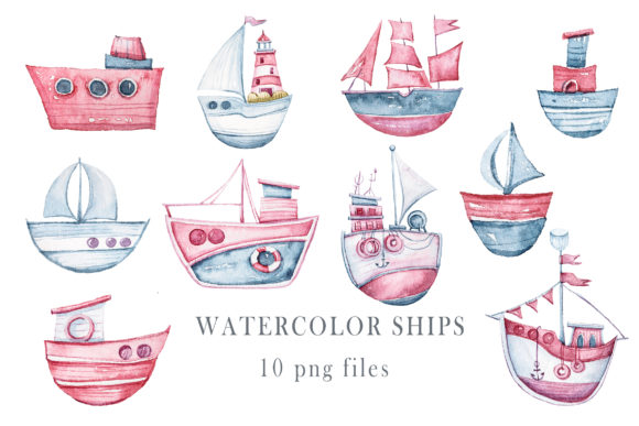 Download Watercolor Nursery Cute Sailboat Clipart - Cute Collection
