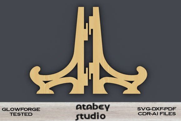 Download Dish Frame, Plate Holder Laser Cut Plans - Dish Collection