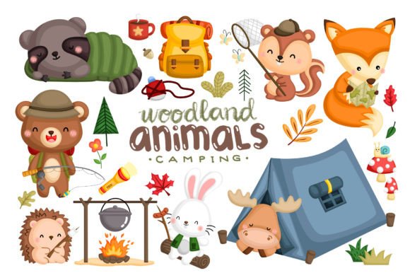 Download Animal and Camping Clipart - Cute Animal - Cute Collection