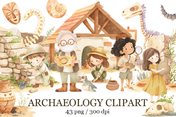 Download Archaeology Clipart, Cute Archaeologists - Cute Collection