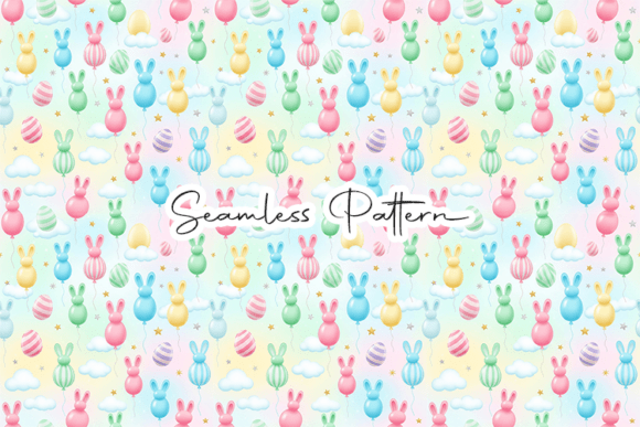 Download Cute Bunny Easter Seamless Pattern - Cute Collection