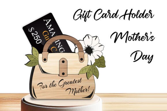 Download Mother Day Gift Card Holder Hand Bag SVG - Gift card Collection