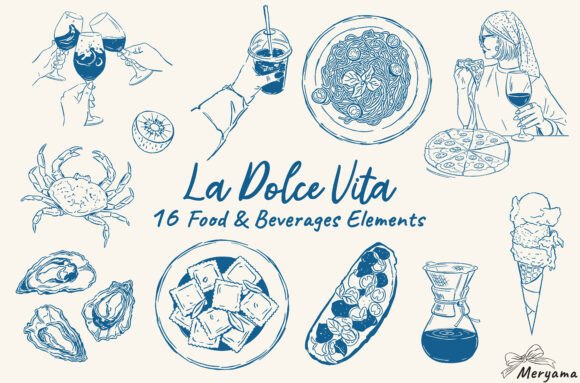 Download Mediterranean Italian Food &amp; Beverages 1 - Mediterranean Collection