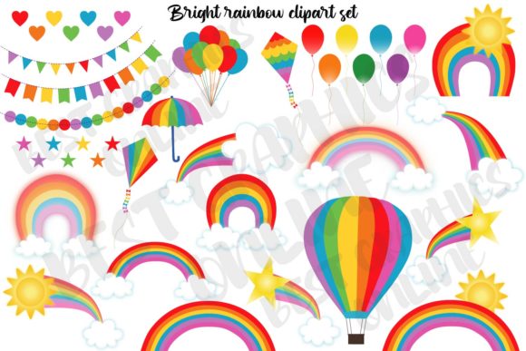 Download Rainbow Clipart Cloud Sun Cute Weather - Cute Collection