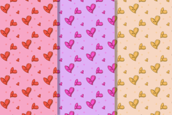 Download Kawaii Heart Cute Fun Pattern - Cute Collection