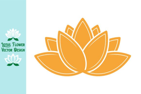 Download Warm Orange Sunshine Lotus Vector - Warm orange Collection